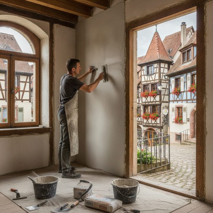 Les techniques plâtrerie à Saint-Nabor : guide pratique pour réussir vos travaux